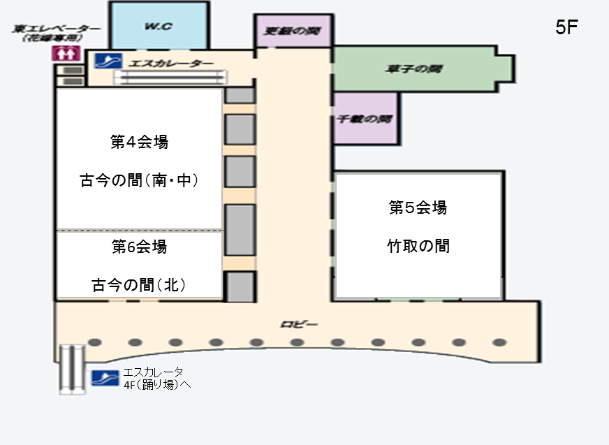 5F会場図